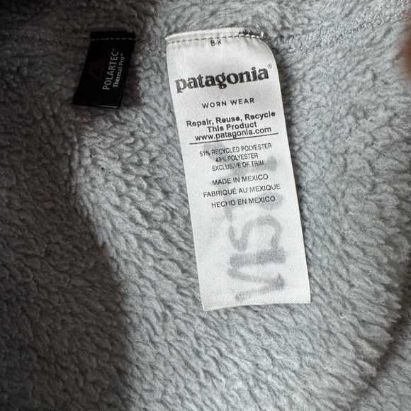 Patagonia Re-Tool Snap T Fleece Gray XS - Picture 6 of 10